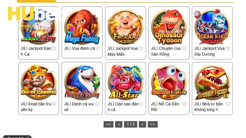 Bắn Cá HUBET - Sảnh Game Đổi Thưởng Hấp Dẫn TOP 1 Việt Nam 3 Các siêu phẩm bắn cá HUBET nhất định phải thử